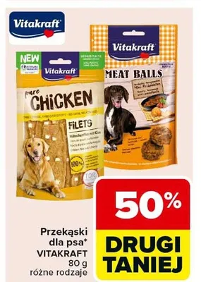 Przekąski dla psa promocja w Carrefour Market