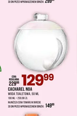 Woda toaletowa Cacharel Noa promocja w Drogerie Natura