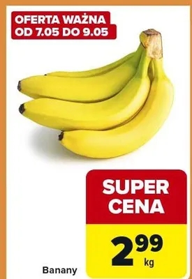 Banany promocja w Carrefour Express