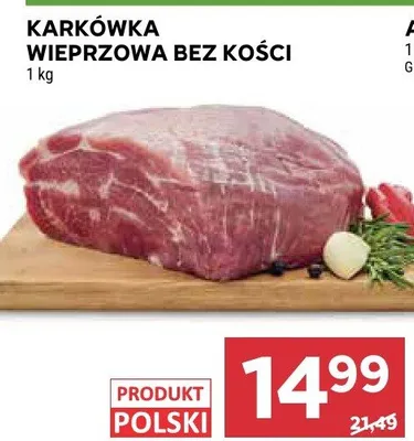 Karkówka wieprzowa bez kości promocja w Stokrotka