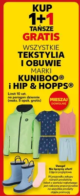 Tekstylia i obuwie marki Kuniboo i Hip & Hopps promocja w Kaufland