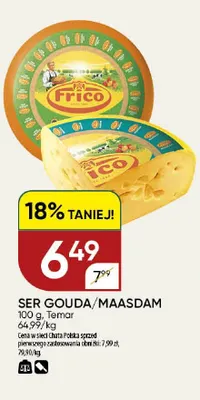 Ser maasdam Frico promocja w Chata Polska
