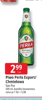 Piwo Perła Export promocja w Leclerc