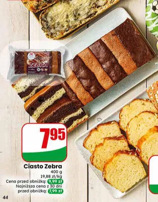 Ciasto Zebra promocja w Dino