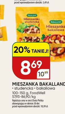 Mieszanka bakaliowa Bakalland promocja w Chata Polska