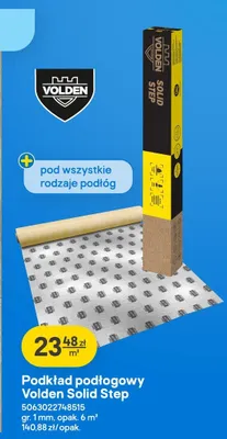 Podkład podłogowy Volden Solid Step promocja w Castorama
