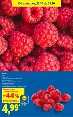 Maliny promocja w Lidl