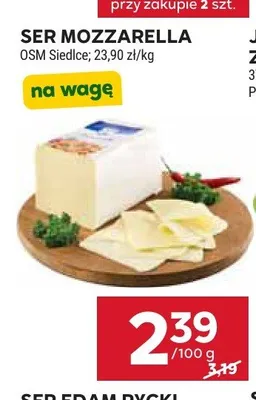 Ser Mozzarella OSM Siedlce promocja w Stokrotka