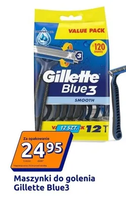 Maszynki do golenia Blue3 Smooth promocja w Action