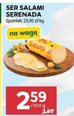 Ser salami Serenada promocja w Stokrotka