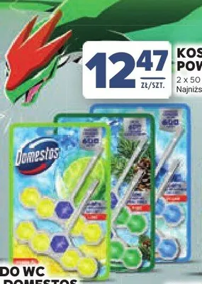Kostka do wc pine Domestos power5 promocja w Stokrotka