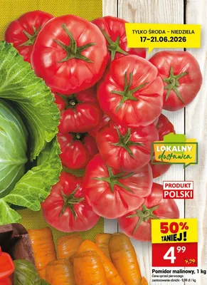 Pomidor malinowy polski promocja w Twój Market