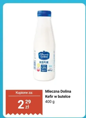 Kefir w butelce promocja w Biedronka