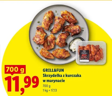 Skrzydełka z kurczaka w marynacie promocja w Lidl