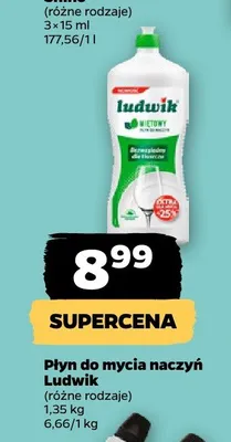 Płyn do mycia naczyń Ludwik promocja w Netto