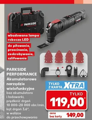 Akumulatorowe narzędzie wielofunkcyjne Parkside Performance promocja w Kaufland