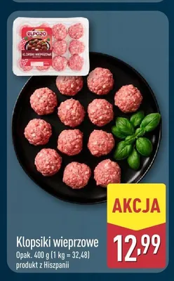 Klopsiki wieprzowe Elpozo promocja w Aldi
