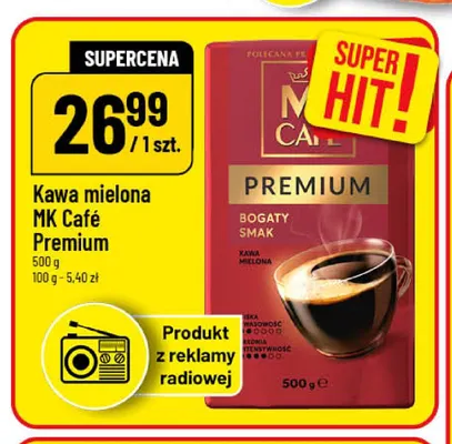 Kawa mielona MK Café Premium promocja w POLOmarket