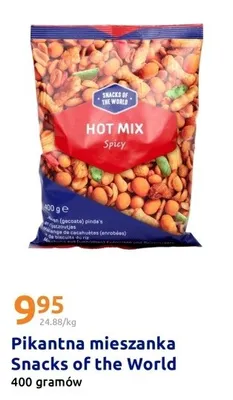 Pikantna mieszanka Snacks of the World Hot Mix Spicy 400 gramów promocja w Action