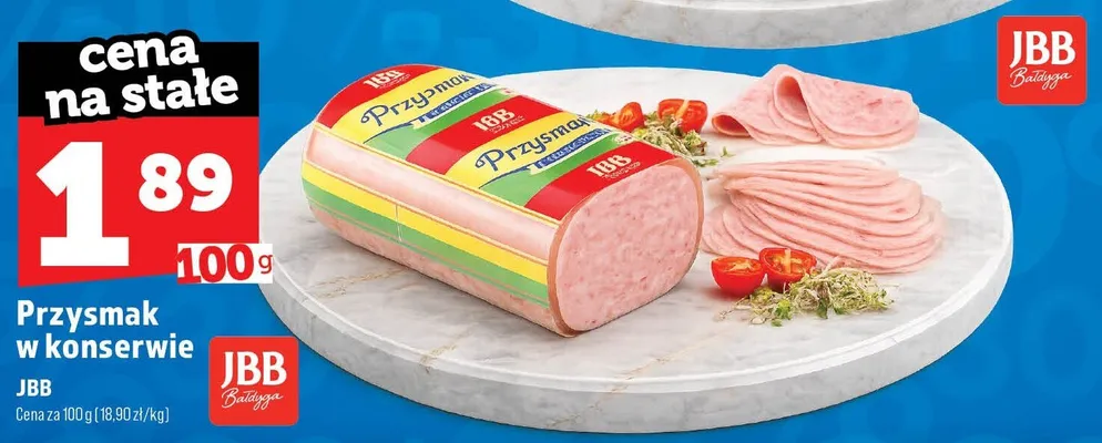 Przysmak w konserwie JBB Bałdyga promocja w TOPAZ