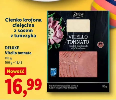 Vitello tonnato cielęcina z sosem z tuńczyka promocja w Lidl