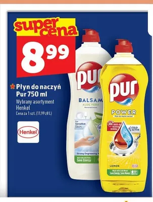 Płyn do naczyń Pur Power Lemon promocja w TOPAZ