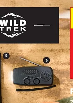 Radio solarne na korbkę z funkcją powerbanka i latarką LED promocja w Biedronka