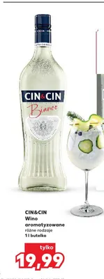 Wino aromatyzowane CIN&CIN Bianco promocja w Kaufland