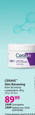 Krem do twarzy z peptydami CeraVe Skin Renewing promocja w Hebe