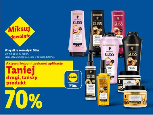 Maska do włosów Schwarzkopf Gliss 4-in-1 Nourishment promocja w Lidl