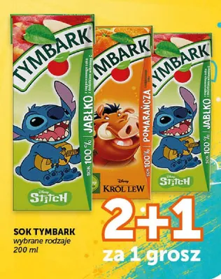 Sok Tymbark 100% Pomarańcza promocja w Groszek