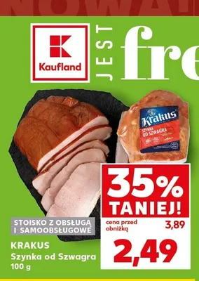 Szynka od Szwagra Krakus promocja w Kaufland