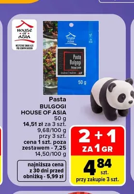 Pasta Bulgogi House of Asia promocja w Carrefour Market