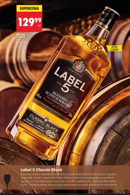 Whisky Label 5 Classic Black promocja w Biedronka
