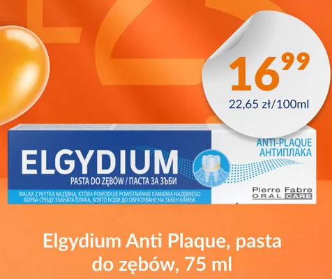 Pasta do zębów Elgydium Anti Plaque promocja w DOZ.PL