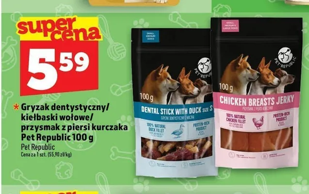 Przysmak z piersi kurczaka Pet Republic promocja w TOPAZ
