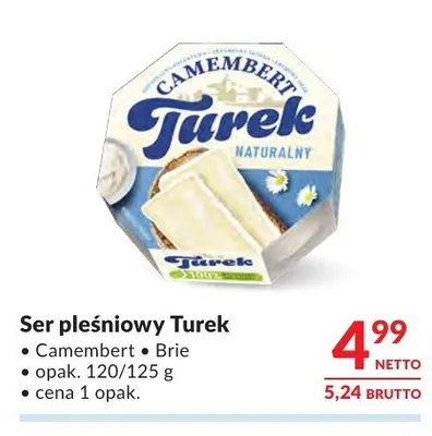 Ser pleśniowy Turek Brie promocja w Makro