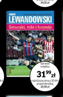 Książka Robert Lewandowski Sztuczki triki i bramki oprawa miękka promocja w Empik