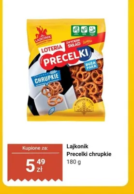 Precelki chrupkie Lajkonik promocja w Biedronka