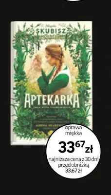 Książka Aptekarka oprawa miękka promocja w Empik