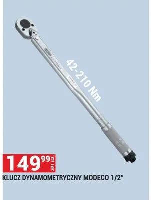 Klucz dynamometryczny Modeco 1/2" promocja w Merkury Market