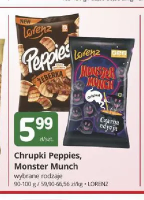 Chrupki Monster Munch czarna edycja Lorenz promocja w Marketvita