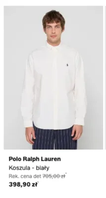 Koszula biały Polo Ralph Lauren promocja w Lounge by Zalando