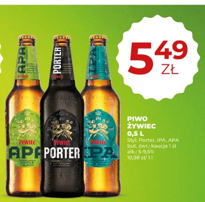 Piwo Żywiec Porter promocja w Duży Ben