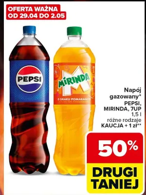 Napój gazowany Pepsi promocja w Carrefour Express