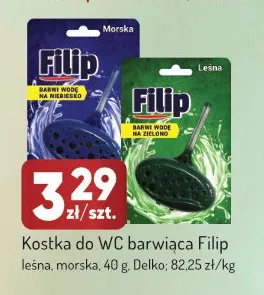 Kostka do WC barwiąca Filip leśna promocja w Avita