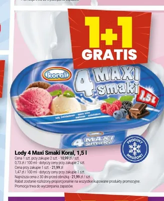 Lody 4 Maxi Smaki promocja w Twój Market