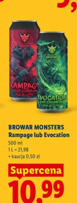 Piwo Monsters Evocation promocja w Lidl