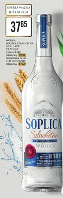 Wódka Szlachetna 0,7 l promocja w Dino