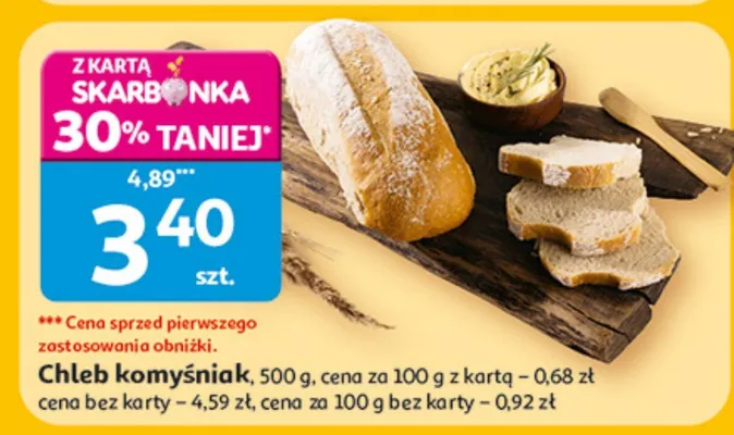 Chleb komyśniak promocja w Auchan